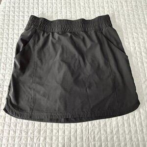 Columbia Womens Black Athletic Skort With Inner Shorts Size M